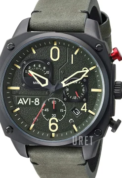 Grön/Läder Ø45 mm