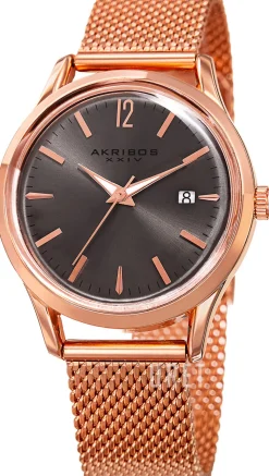 Grå/Roséguldstonat stål Ø38 mm