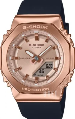 G-Shock Roséguldstonad/Gummi Ø40 mm
