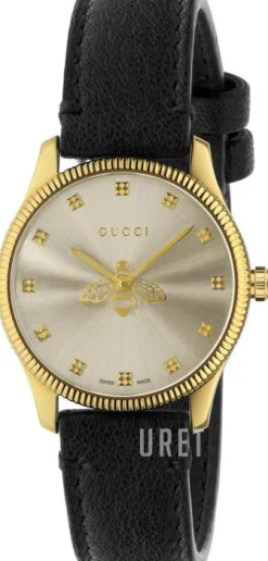 G-Timeless Silverfärgad/Läder Ø29 mm