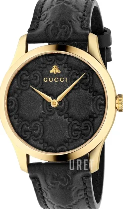 G-Timeless Svart/Läder Ø38 mm