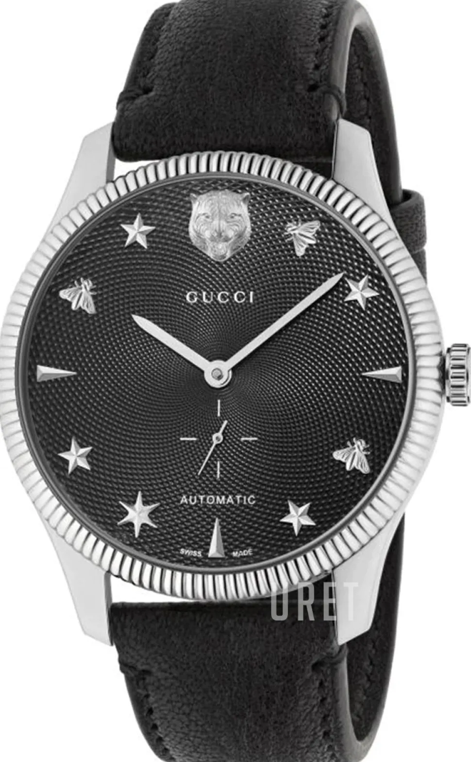 G-Timeless Svart/Läder Ø40 mm