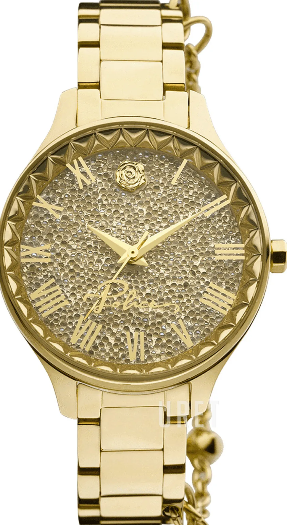 Guld/Gulguldtonat stål Ø34 mm