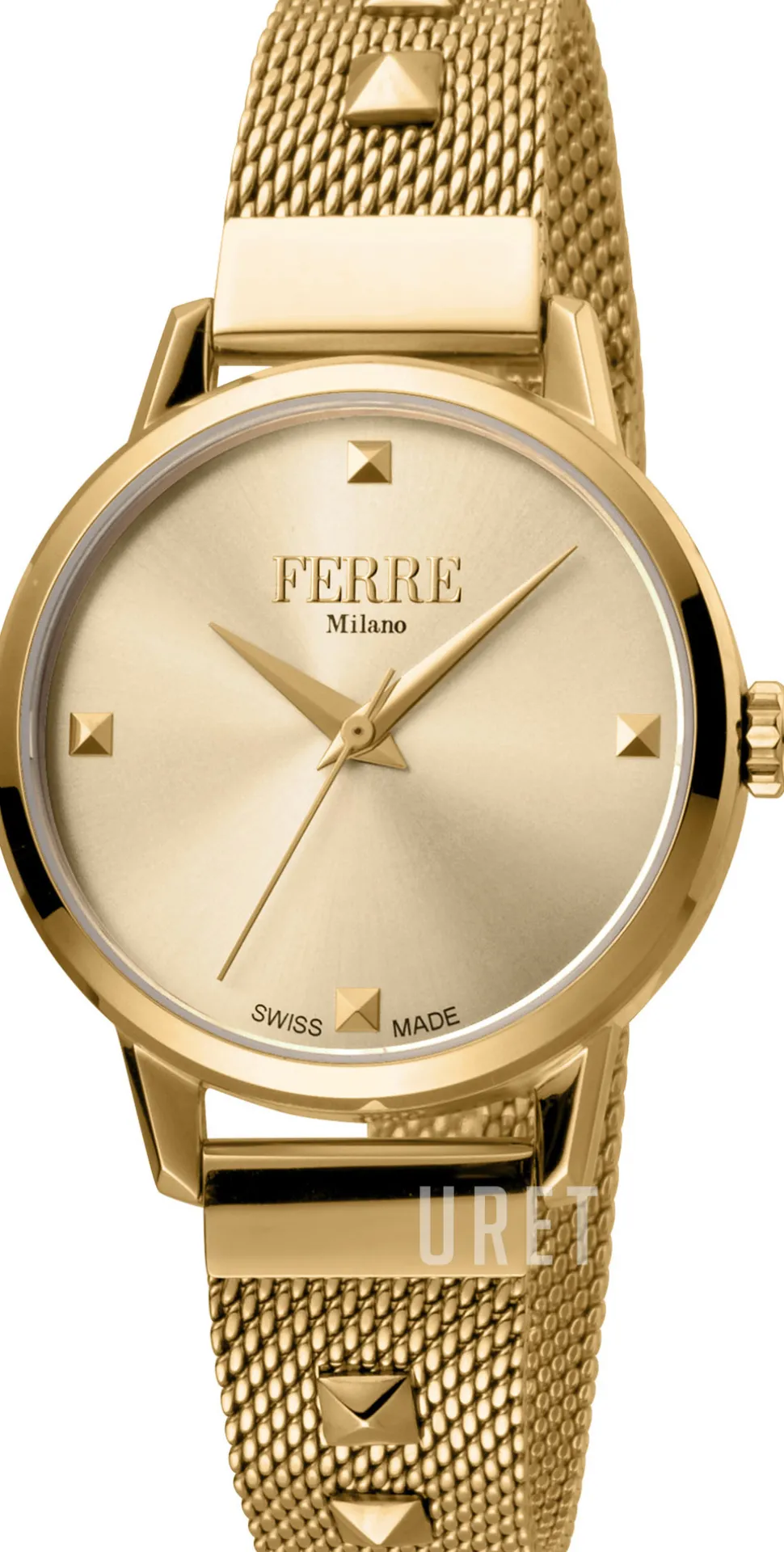 Guld/Gulguldtonat stål Ø32 mm