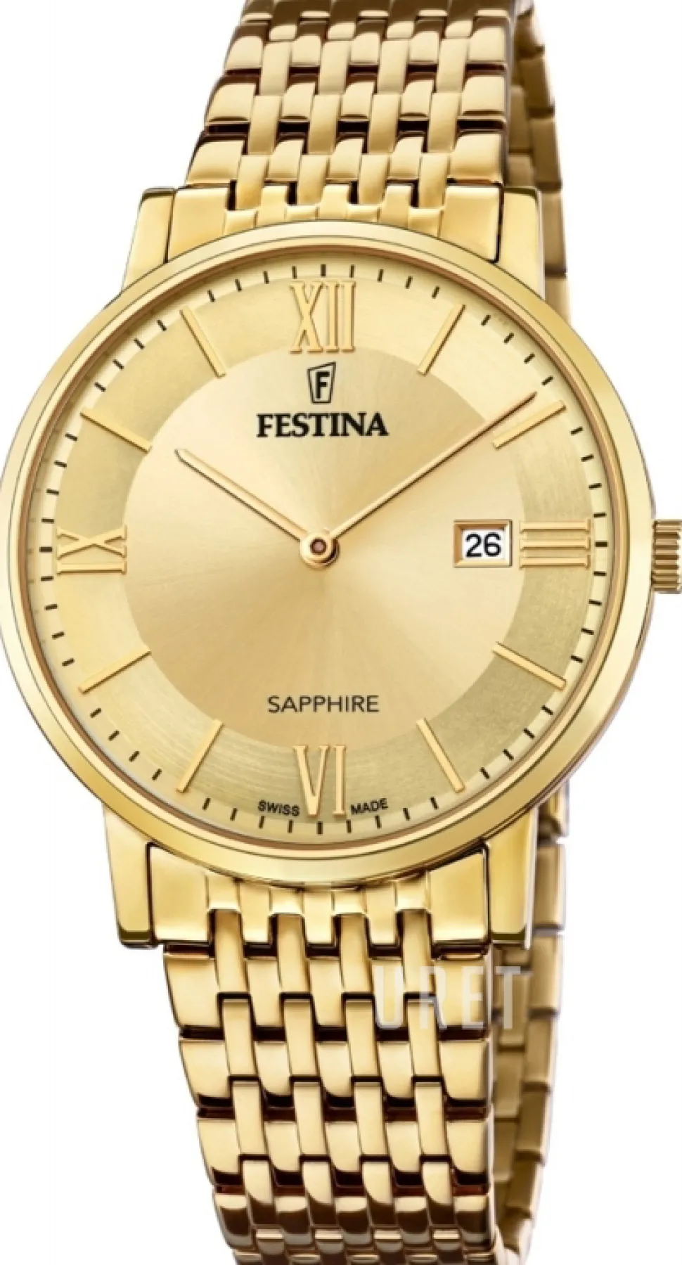 Guld/Gulguldtonat stål Ø39 mm