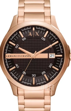 Hampton Brun/Roséguldstonat stål Ø46 mm