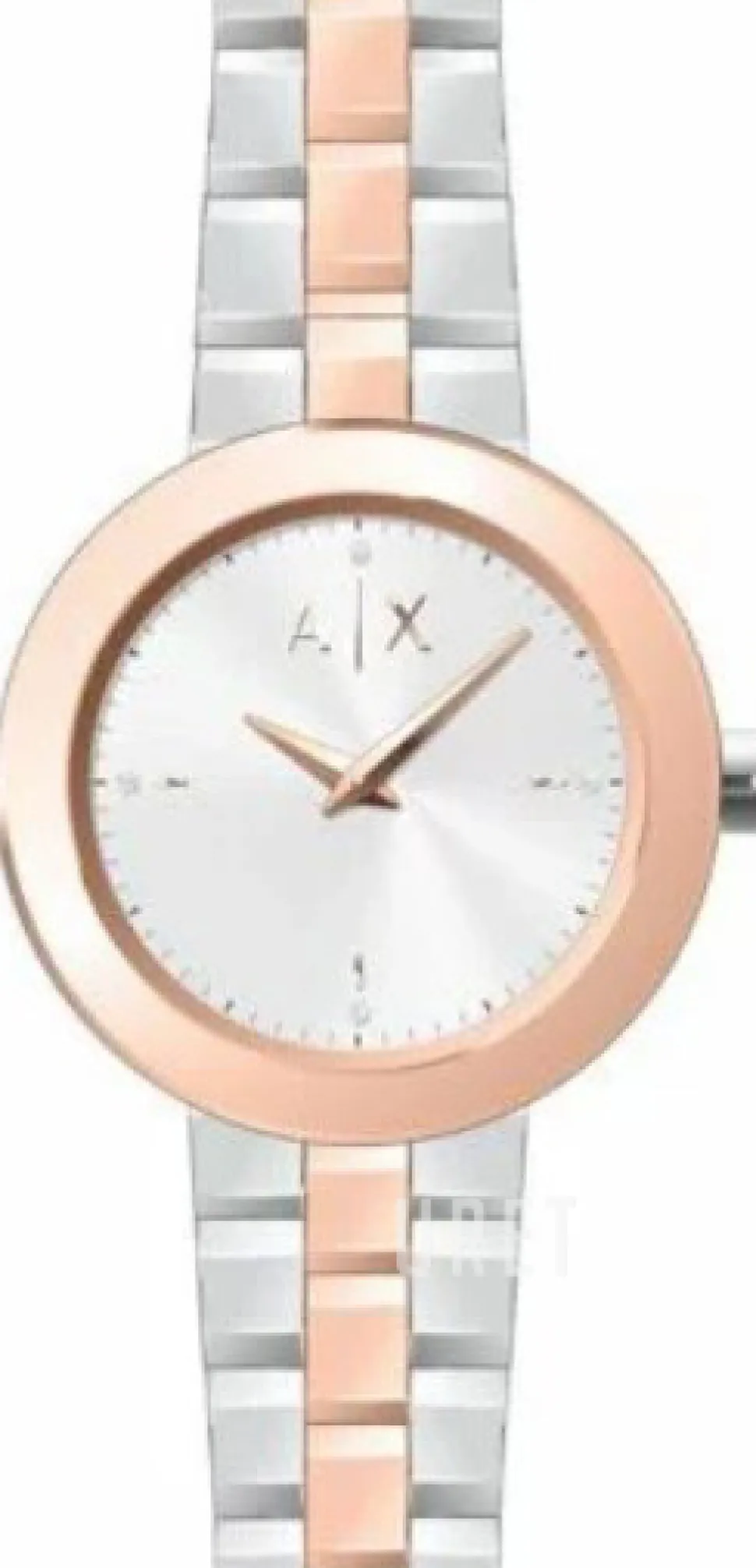 Hampton Silverfärgad/Roséguldstonat stål Ø36 mm