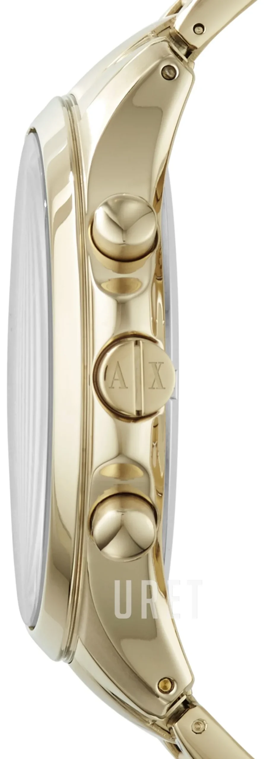 Hampton Svart/Gulguldtonat stål Ø46 mm