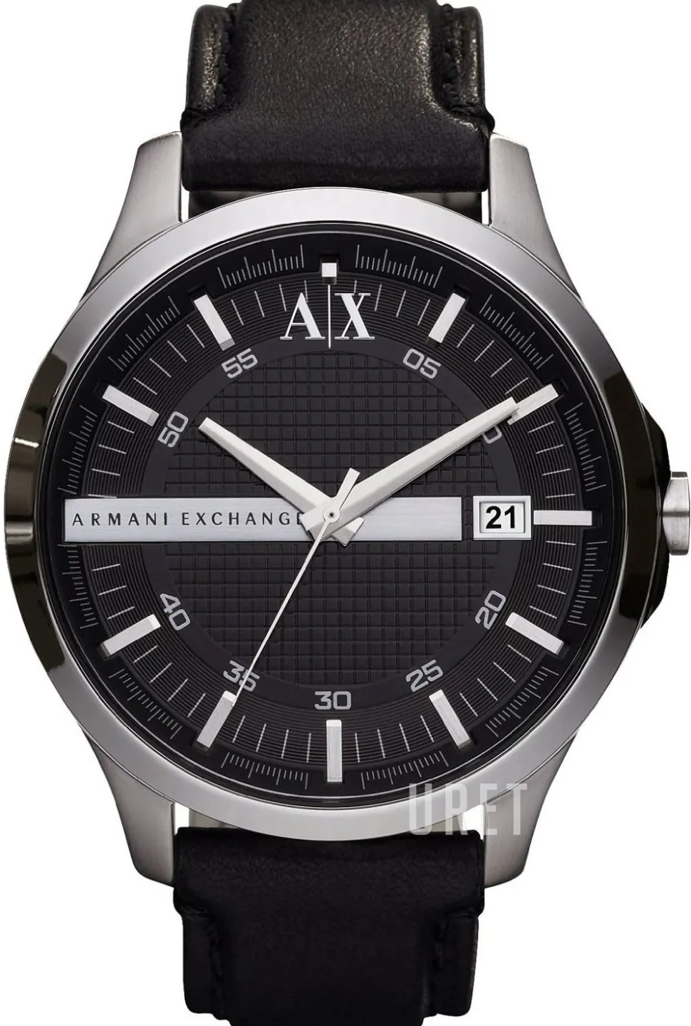 Hampton Svart/Läder Ø47 mm