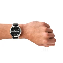 Hampton Svart/Läder Ø47 mm