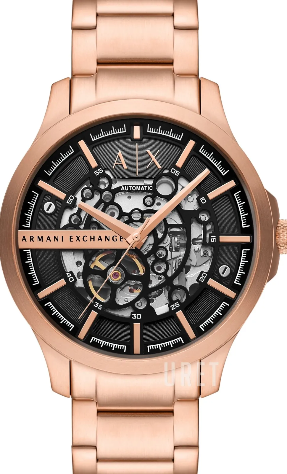 Hampton Svart/Roséguldstonat stål Ø46 mm