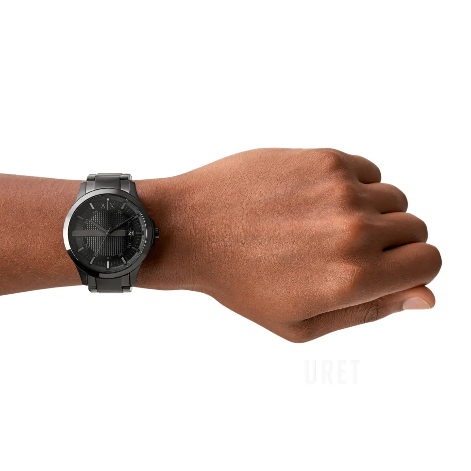 Hampton Svart/Stål Ø46 mm