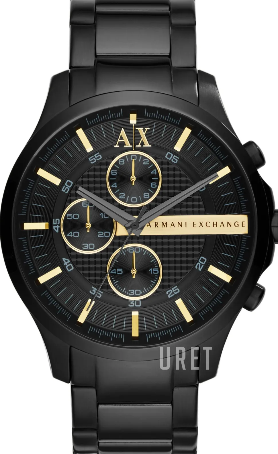 Hampton Svart/Stål Ø46 mm