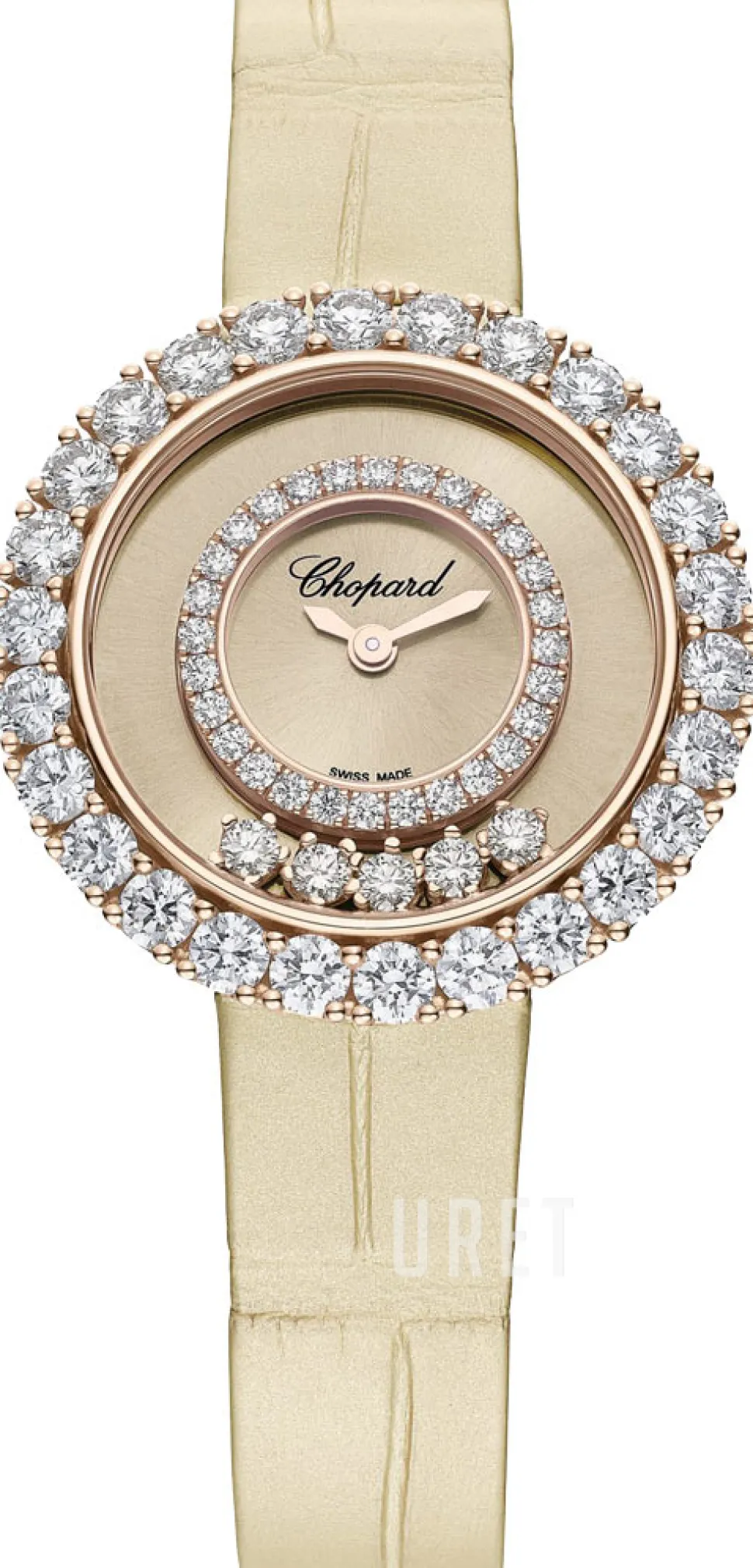 Happy Diamonds Beige/Läder Ø29 mm