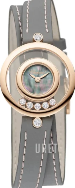 Happy Diamonds Grå/Läder Ø26 mm