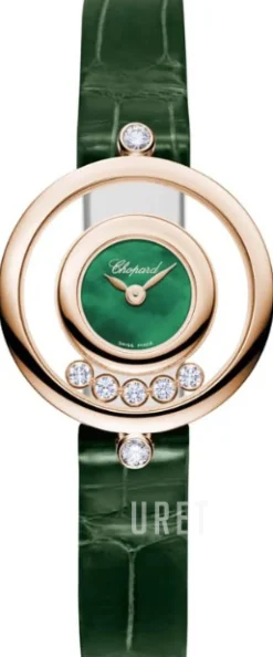 Happy Diamonds Grön/Läder Ø25.8 mm