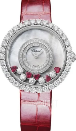 Happy Diamonds Vit/Läder Ø37.7 mm