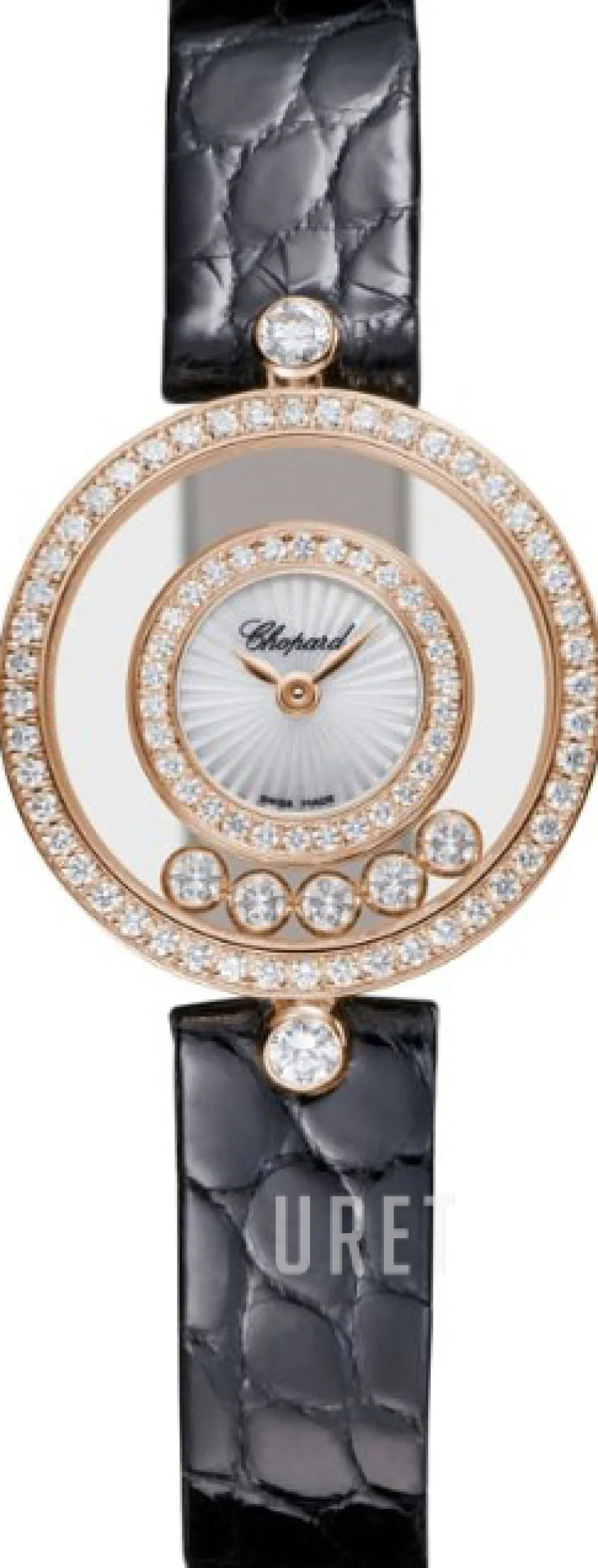 Happy Diamonds Vit/Läder Ø25.8 mm