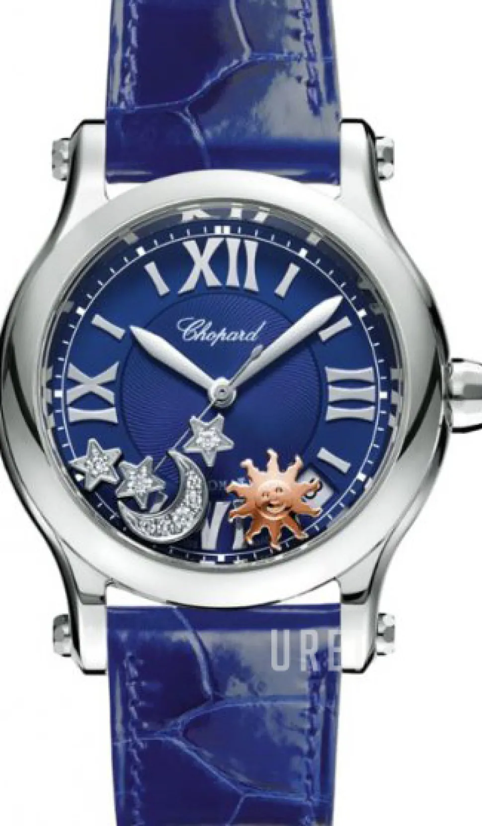 Happy Sport Blå/Läder Ø36 mm