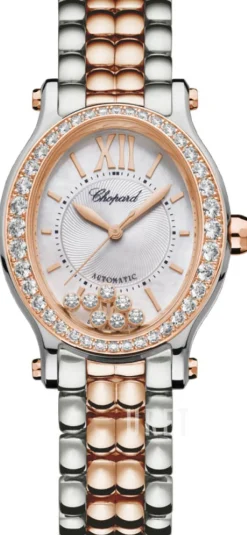 Happy Sport Silverfärgad/18 karat roséguld Ø29 mm