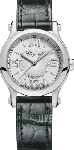 Happy Sport Silverfärgad/Läder Ø30 mm