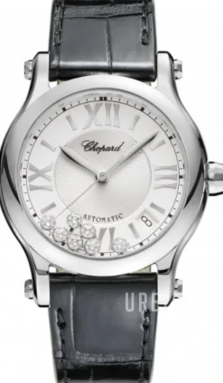 Happy Sport Silverfärgad/Läder Ø36 mm