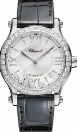 Happy Sport Silverfärgad/Läder Ø36 mm