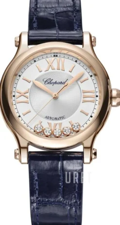 Happy Sport Silverfärgad/Läder Ø33 mm