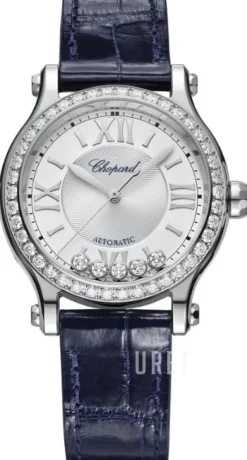 Happy Sport Silverfärgad/Läder Ø33 mm