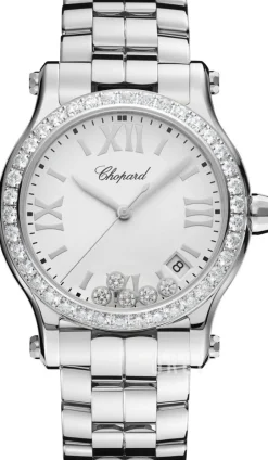 Happy Sport Vit/Stål Ø36 mm