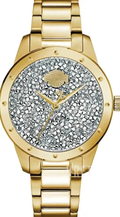 Harley-Davidson Silverfärgad/Gulguldtonat stål Ø35 mm