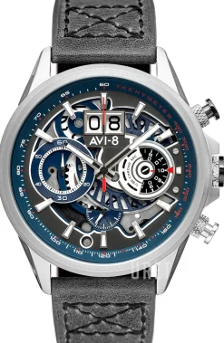 Hawker Harrier II Grå/Läder Ø45 mm