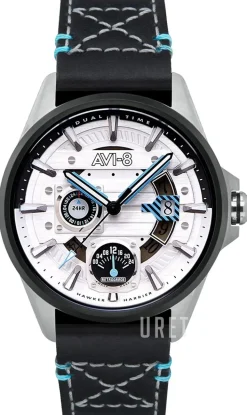 Hawker Harrier Vit/Läder Ø44 mm