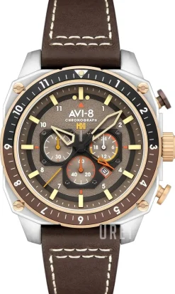 Hawker Hunter Grå/Läder Ø43 mm