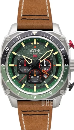 Hawker Hunter Grön/Läder Ø43 mm