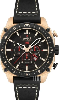 Hawker Hunter Svart/Läder Ø43 mm