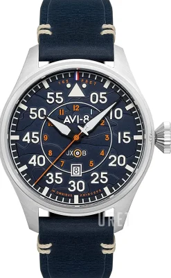 Hawker Hurricane Blå/Läder Ø46 mm