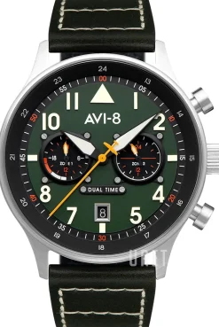 Hawker Hurricane Grön/Läder Ø43 mm