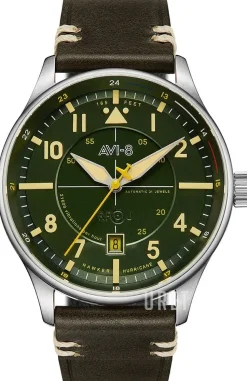 Hawker Hurricane Grön/Läder Ø43 mm