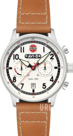 Hawker Hurricane Vit/Läder Ø43.5 mm