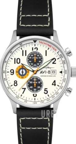 Hawker Hurricane Vit/Läder Ø43.5 mm