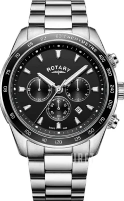 Henley Svart/Stål Ø43 mm