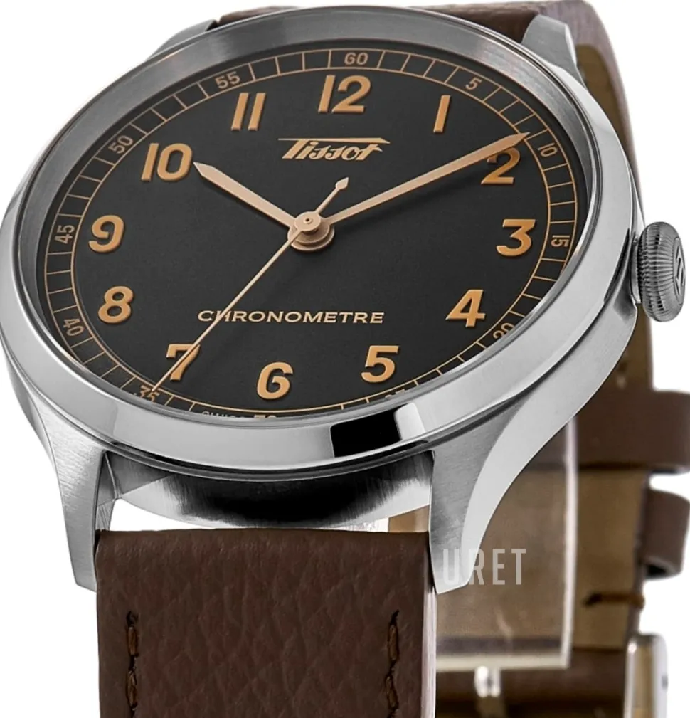 Heritage Svart/Läder Ø39 mm