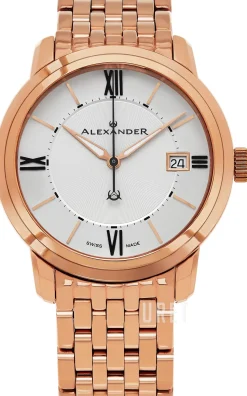 Heroic Silverfärgad/Roséguldstonat stål Ø40 mm