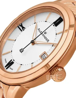 Heroic Silverfärgad/Roséguldstonat stål Ø40 mm