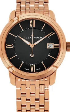 Heroic Svart/Roséguldstonat stål Ø40 mm