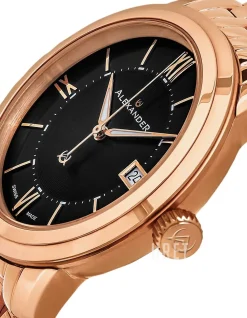 Heroic Svart/Roséguldstonat stål Ø40 mm