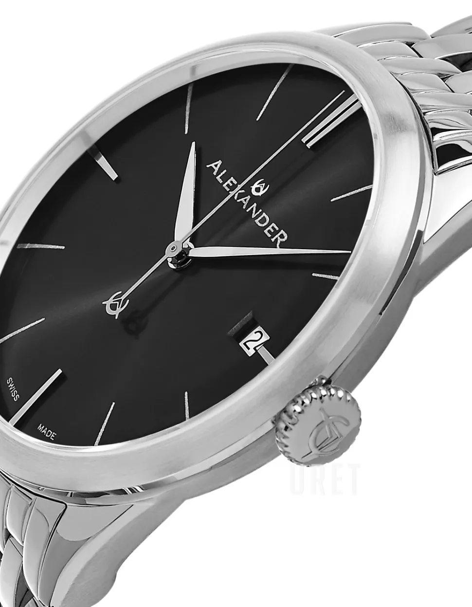 Heroic Svart/Stål Ø40 mm