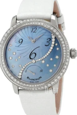 Heure Decentree Blå/Läder Ø36.8 mm