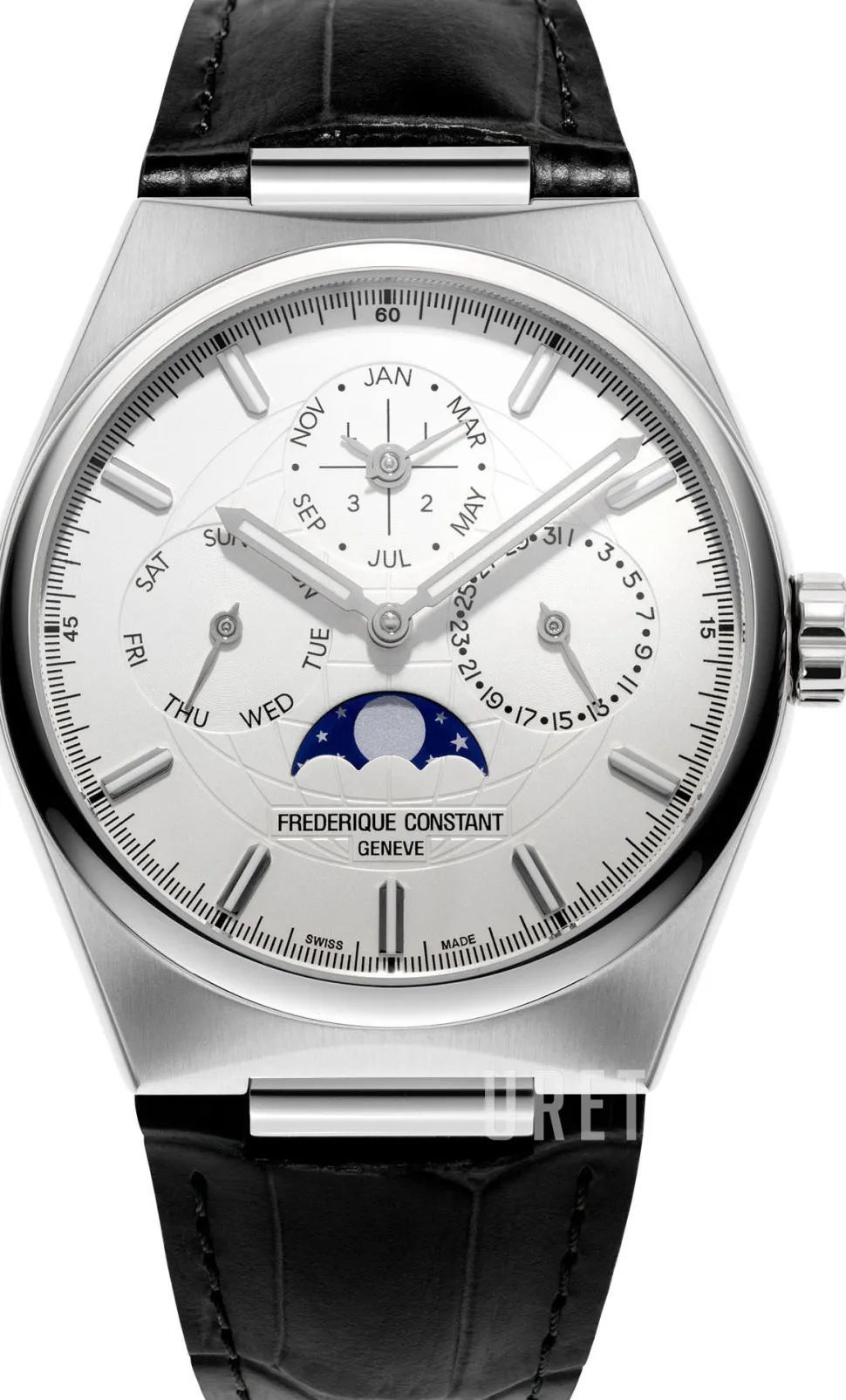 Highlife Silverfärgad/Läder Ø41 mm